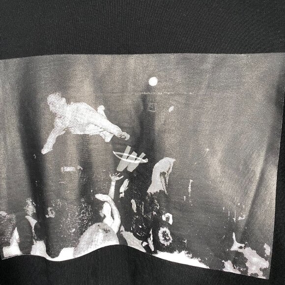 WE11DONE Black And Navy Reversible Gig T-shirt - Picture 7 of 9